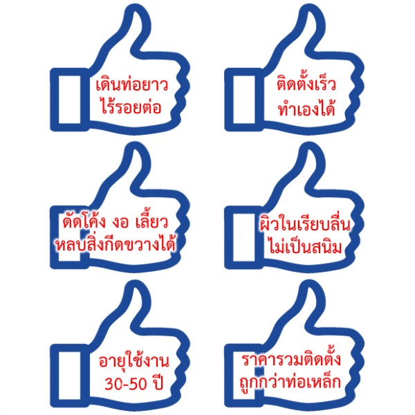 ข้อดีของท่อลม PAP MF Pipe