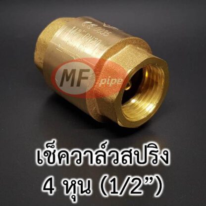 เช็ควาล์ว ทองเหลือง 4 หุน