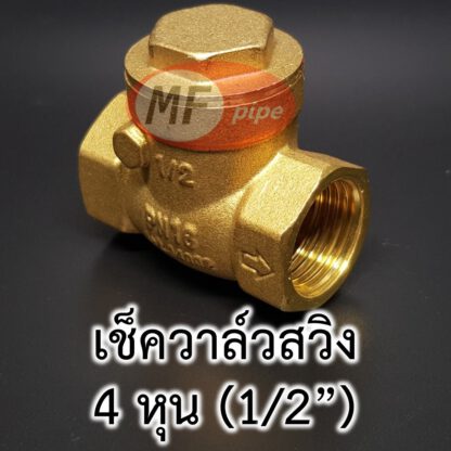 เช็ควาล์ว สวิง swin check valve 1/2"